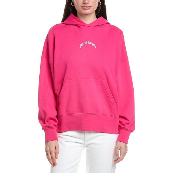 Palm Angels Tops - Palm Angels Womens  Hooded Sweatshirt, Pink